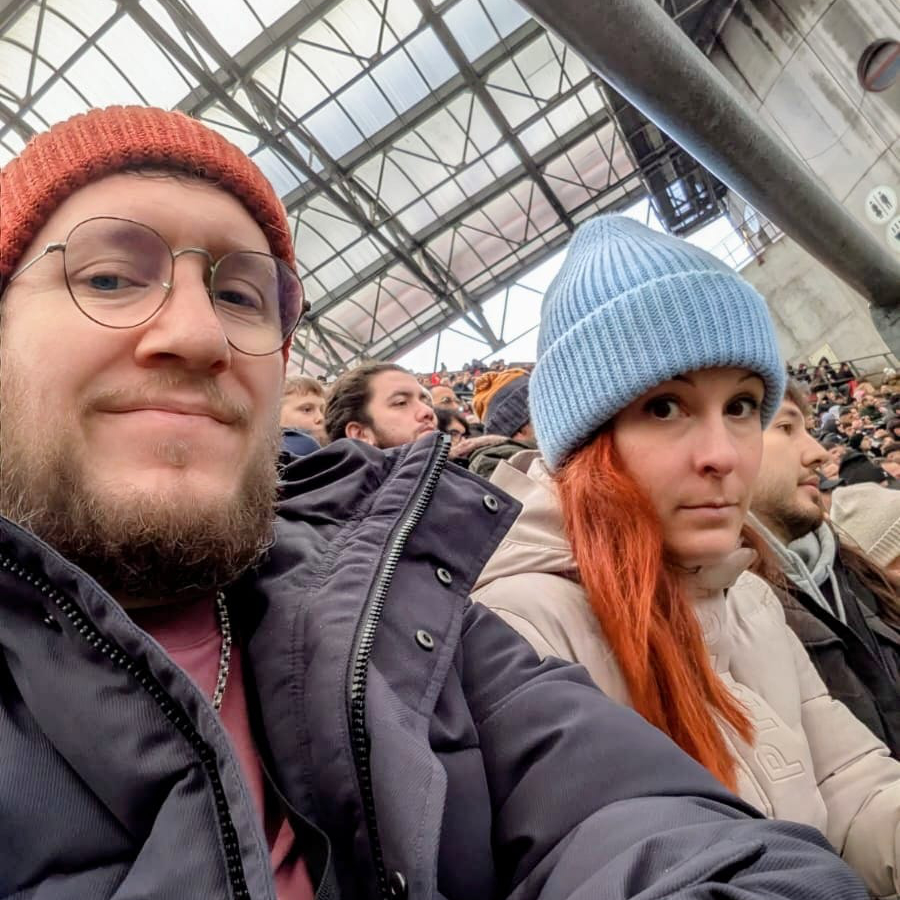 Azizah et Cayan à San Siro